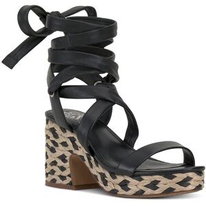 Vince Camuto Roreka Strappy Espadrille High Heel Platform Sandals Size 7.5